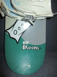 Snowboard BLOOM 111cm + viazanie, SUPER STAV