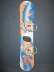 Snowboard CRAZY CREEK 118cm + viazanie, VÝBORNÝ STAV