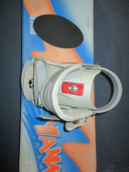 Snowboard CRAZY CREEK 118cm + viazanie, VÝBORNÝ STAV