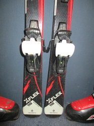 Detské lyže TECNO PRO XT TEAM 110cm + Lyžiarky 22,5cm, SUPER STAV