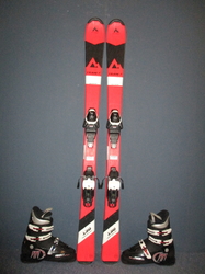 Juniorské lyže MCKINLEY TEAM 7 130cm + Lyžiarky 25,5cm, SUPER STAV