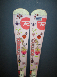 Juniorské lyže ROSSIGNOL FUN GIRL 130cm + Lyžiarky 24,5cm, VÝBORNÝ STAV