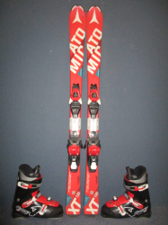 Juniorské lyže ATOMIC REDSTER XT 130cm + Lyžiarky 25,5cm, SUPER STAV