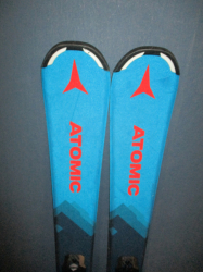 Detské lyže ATOMIC BOY X 100cm + Lyžiarky 20,5cm, SUPER STAV