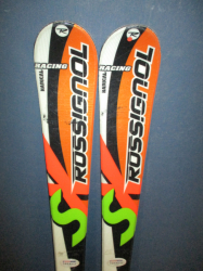 Juniorské lyže ROSSIGNOL RADICAL 130cm + Lyžiarky 25,5cm, VÝBORNÝ STAV