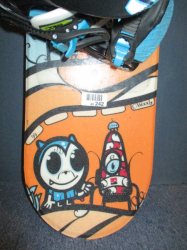 Snowboard NIDECKER MAGIC 99cm + viazanie, SUPER STAV