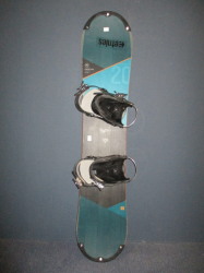 Snowboard NIDECKER RHYTM 120cm + viazanie, VÝBORNÝ STAV