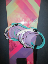 Snowboard FIREFLY FANCY 143cm + nové viazanie, VÝBORNÝ STAV