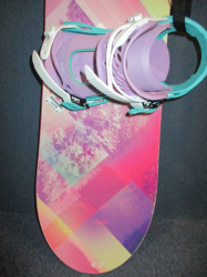 Snowboard FIREFLY FANCY 143cm + nové viazanie, VÝBORNÝ STAV