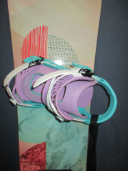 Snowboard FIREFLY FANCY 144cm + nové viazanie, SUPER STAV