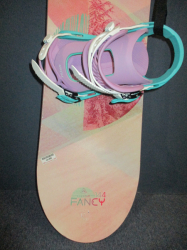 Snowboard FIREFLY FANCY 144cm + nové viazanie, SUPER STAV