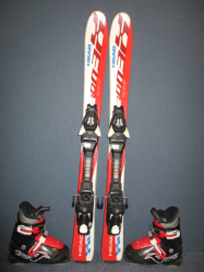 Detské lyže HEAD XENON TEAM 97cm + Lyžiarky 19,5cm, VÝBORNÝ STAV