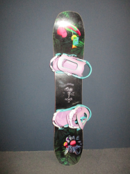 Snowboard SALOMON GRACE 120m + nové viazanie, SUPER STAV