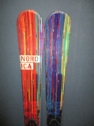 Juniorské freestyle lyže NORDICA ACE 128cm, VÝBORNÝ STAV