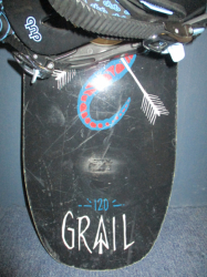 Snowboard SALOMON GRAIL 120m + viazanie, SUPER STAV