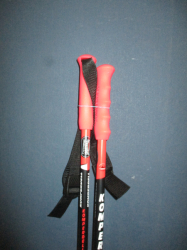 Nové lyžiarske palice KOMPERDELL CHAMP RED Jr 95cm, NOVÉ 