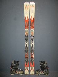 Carvingové lyže ROSSIGNOL PURSUIT ELITE 163cm + Lyžiarky 27,5cm, VÝBORNÝ STAV