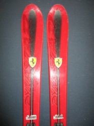 Juniorské lyže DYNASTAR FERRARI 130cm + Lyžiarky 26,5cm, VÝBORNÝ STAV