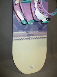 Snowboard SALOMON LIBERTY 145cm + NOVÉ viazanie, SUPER STAV 